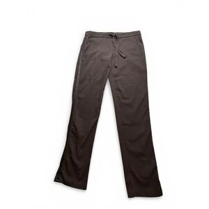 Tina Stephens Brown Wide Leg Drawstring Pants Size 31 Made in Italy